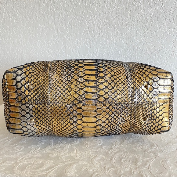 Pauric Sweeney gold Python Bag - Picture 7 of 14